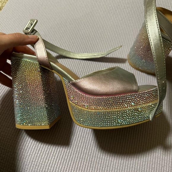 Torrid Pride Rainbow platform heels - Picture 2 of 8
